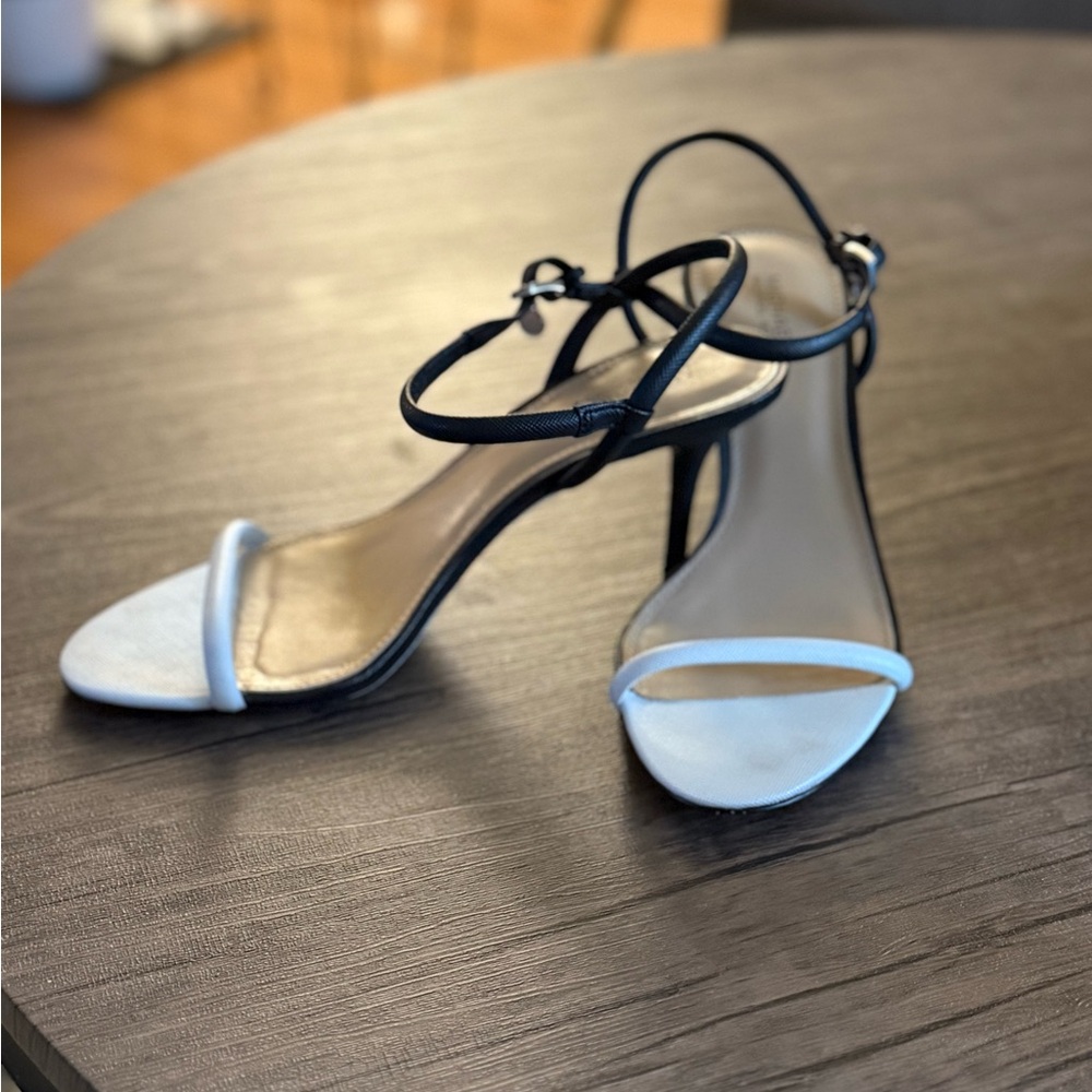 MICHAEL Michael Kors Black and White Heels